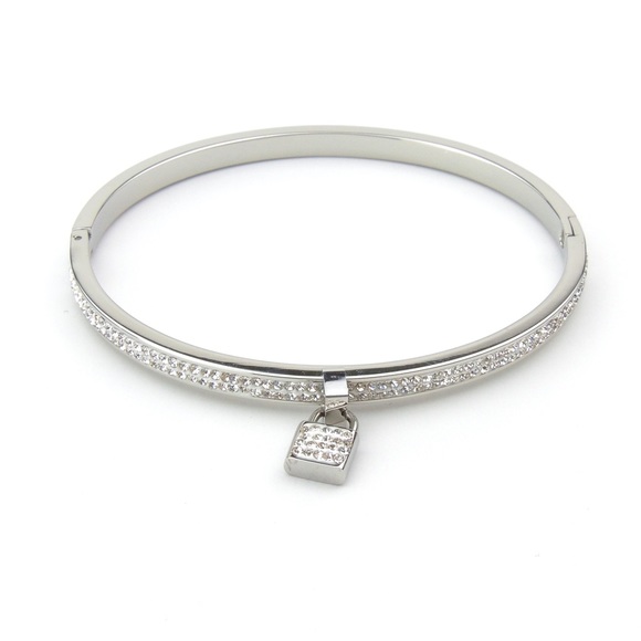 Lock Charm Bangle - Picture 13 of 13